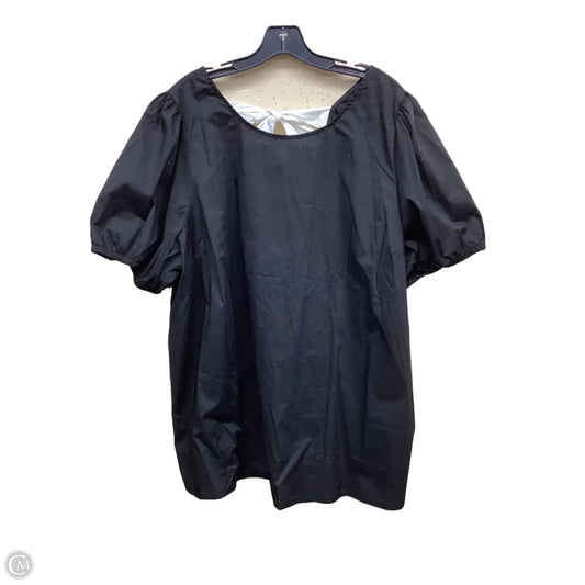 Top Short Sleeve By Torrid In Black & White, Size: 4x