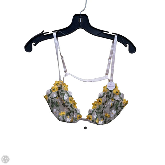Bra By Clothes Mentor In Yellow, Size: Xl