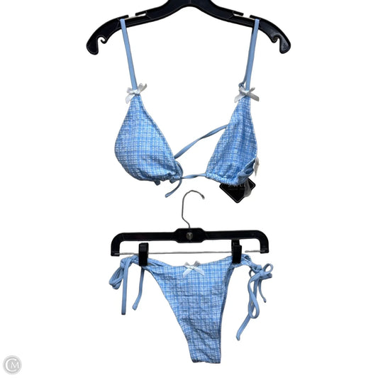 Swimsuit 2pc By Clothes Mentor In Blue, Size: L