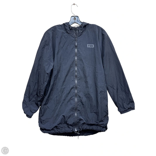 Athletic Jacket By Pink In Black, Size: S