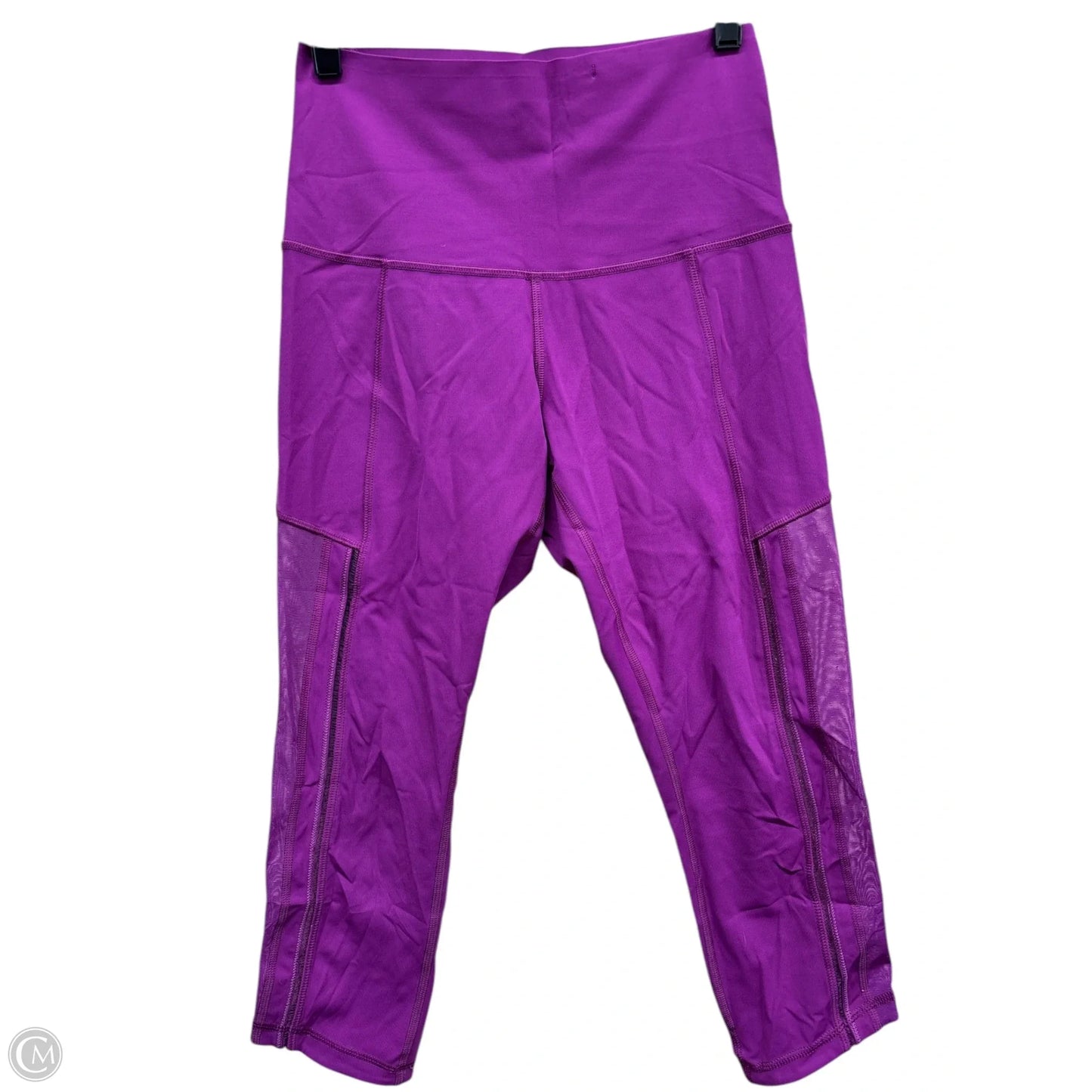 Athletic Capris By Lululemon In Purple, Size: 6