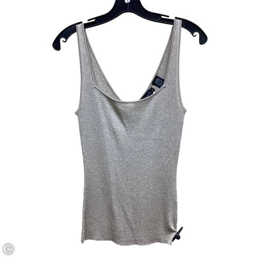 Top Sleeveless By Dana Buchman In Gold, Size: M