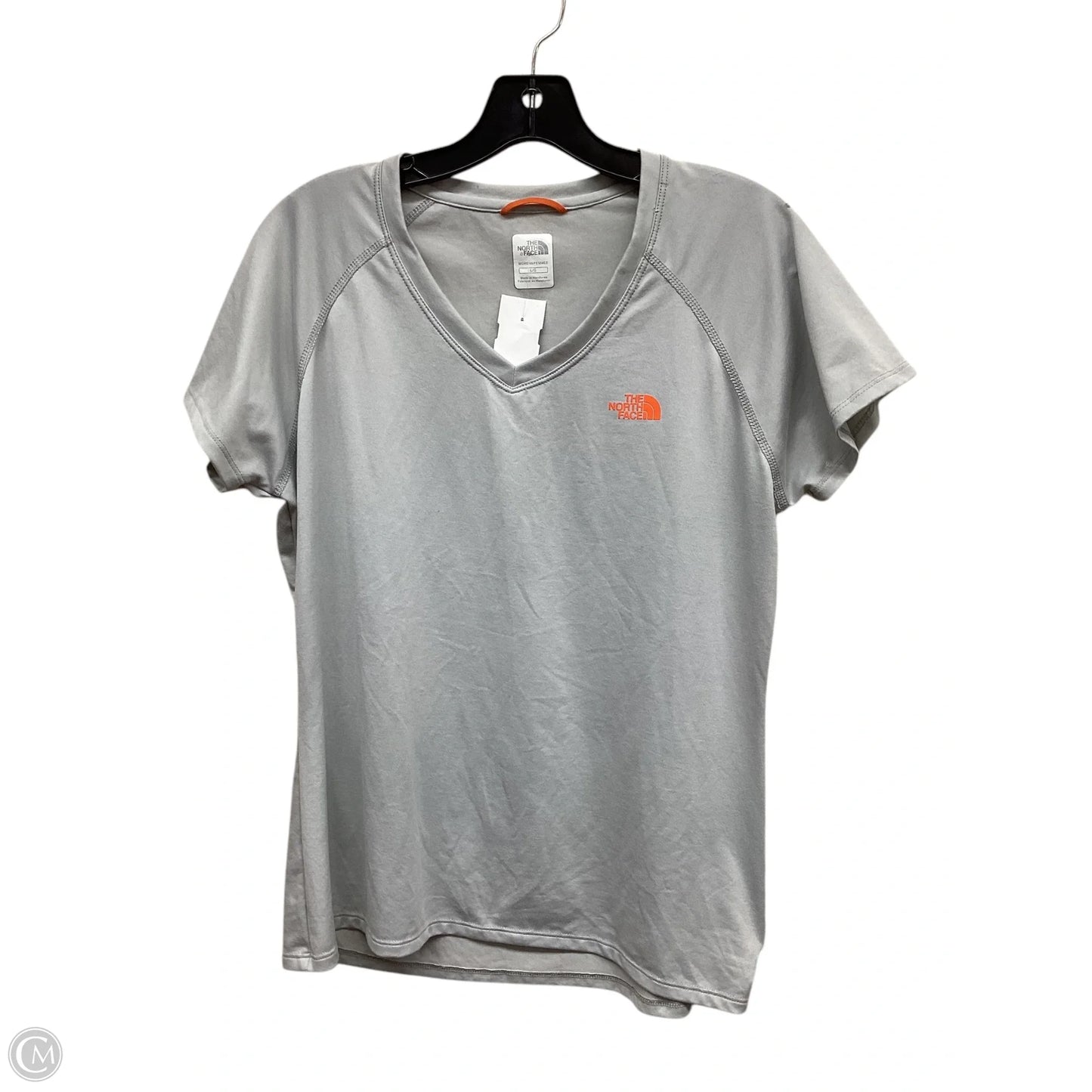 Top Short Sleeve By The North Face In Grey, Size: L