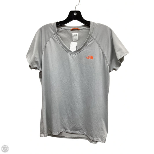 Top Short Sleeve By The North Face In Grey, Size: L