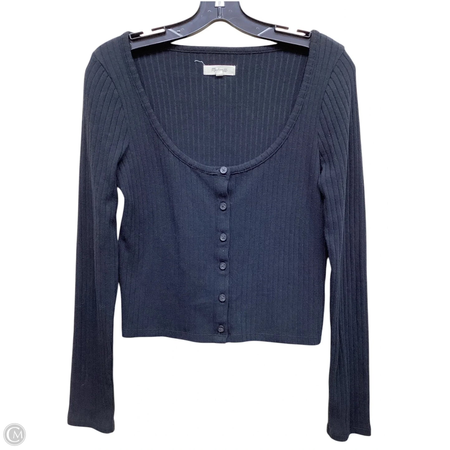 Top Long Sleeve By Madewell In Black, Size: M