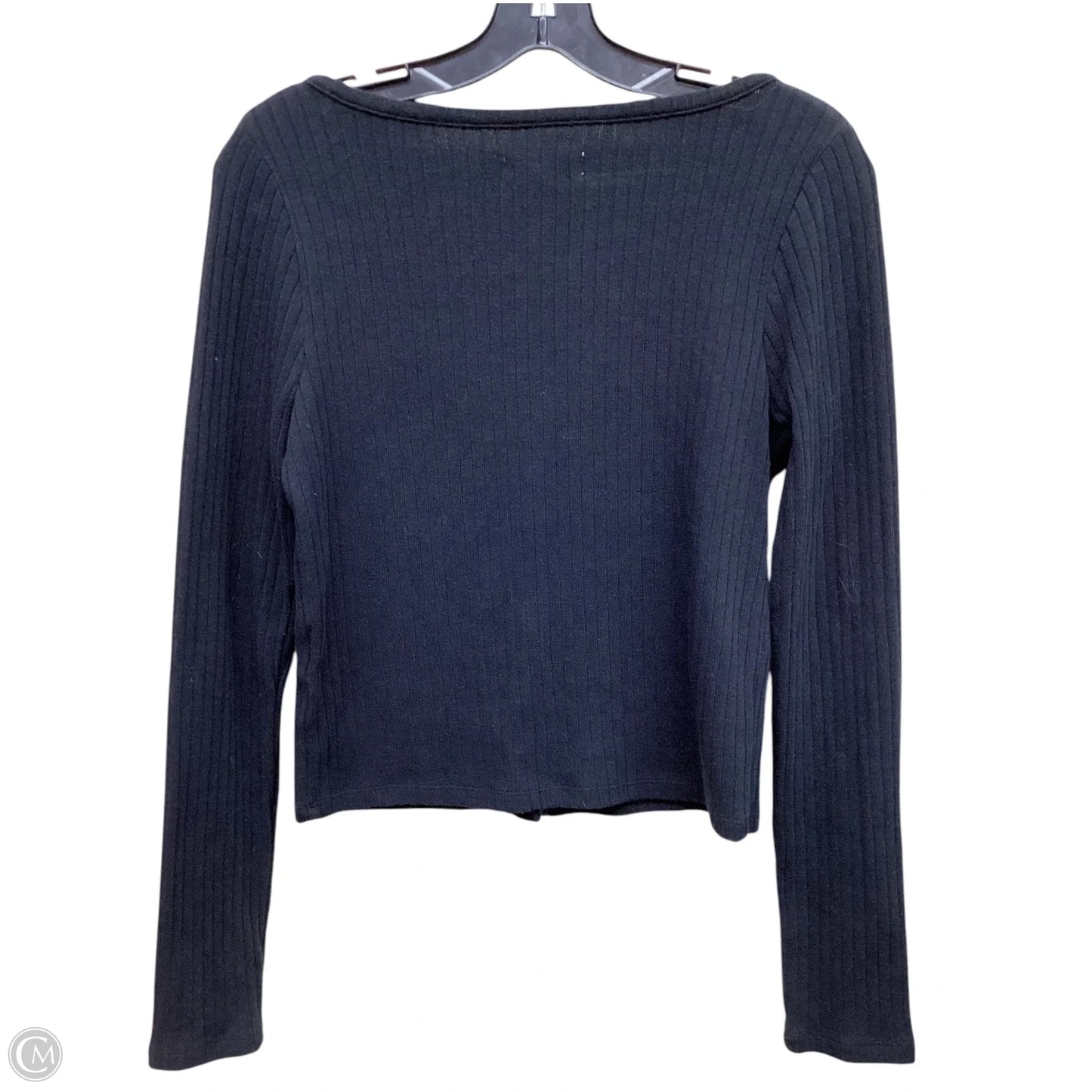 Top Long Sleeve By Madewell In Black, Size: M