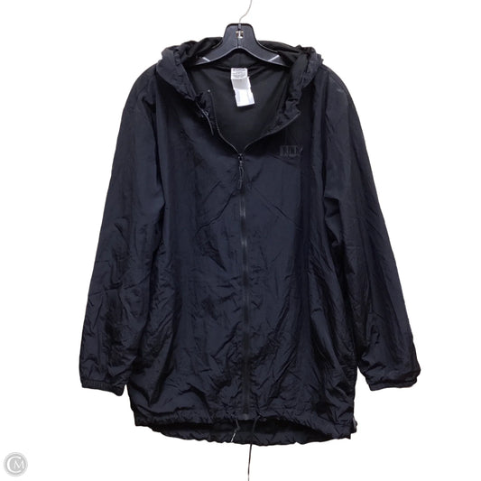Athletic Jacket By Pink In Black, Size: L