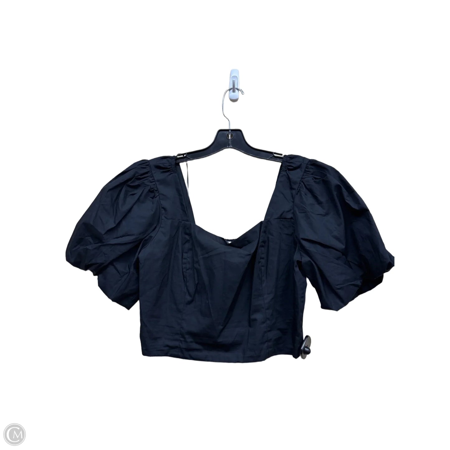 Top Short Sleeve By Clothes Mentor In Black, Size: Xl