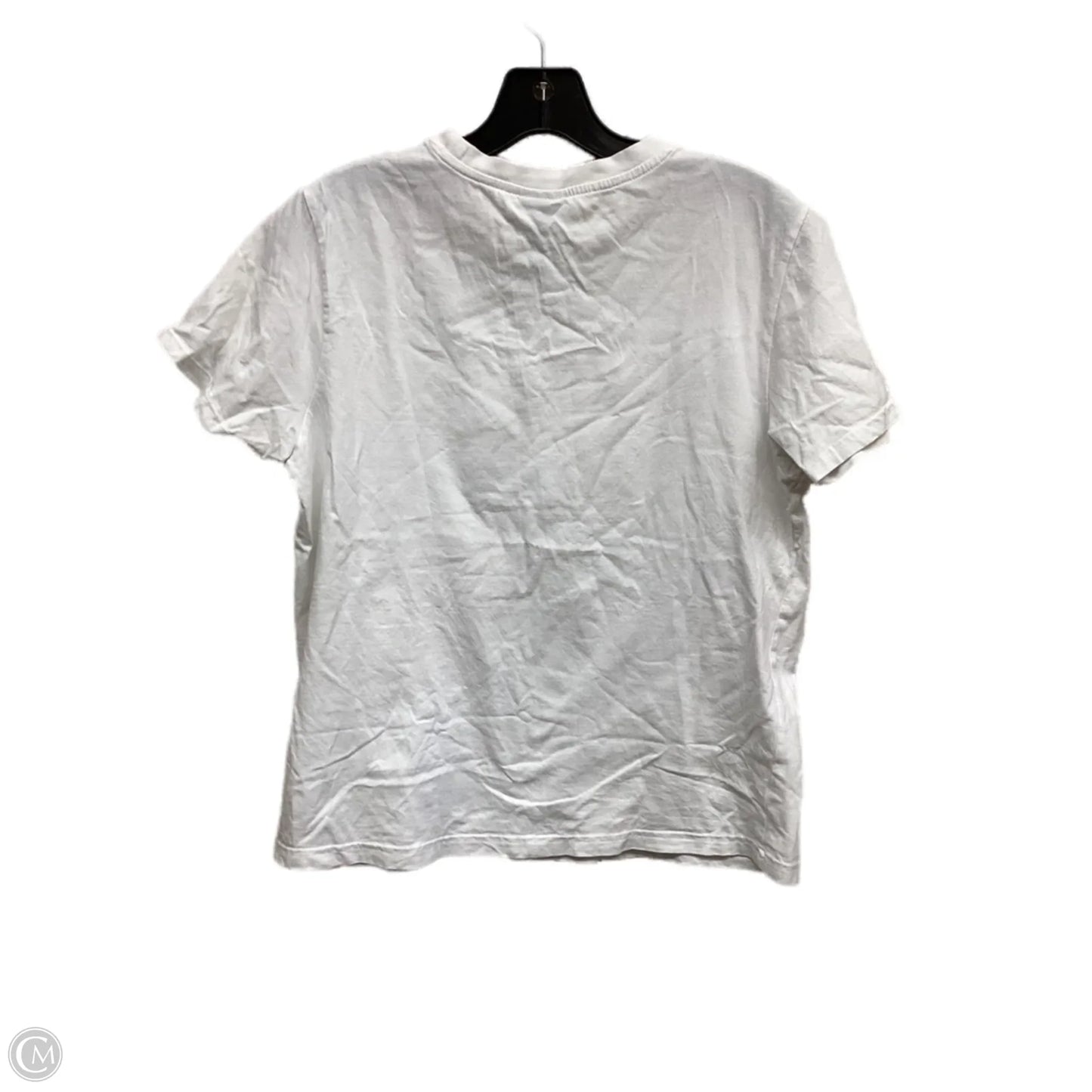 Top Short Sleeve By Gym Shark In White, Size: M