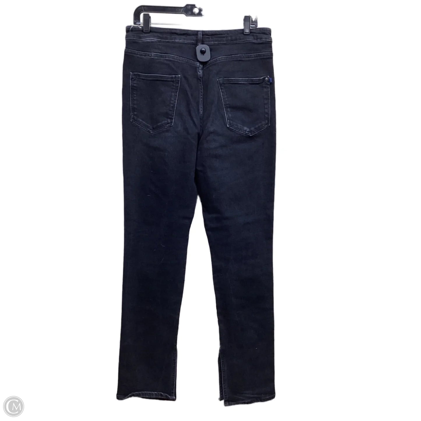 Jeans Straight By Pilcro In Black Denim, Size: 14
