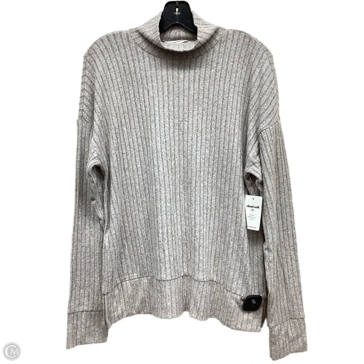 Top Long Sleeve By Lucky Brand In Taupe, Size: M