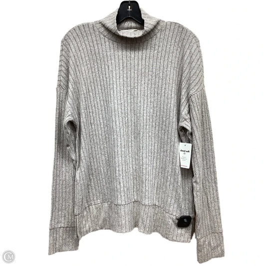 Top Long Sleeve By Lucky Brand In Taupe, Size: M
