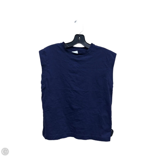 Top Sleeveless By A New Day In Navy, Size: S
