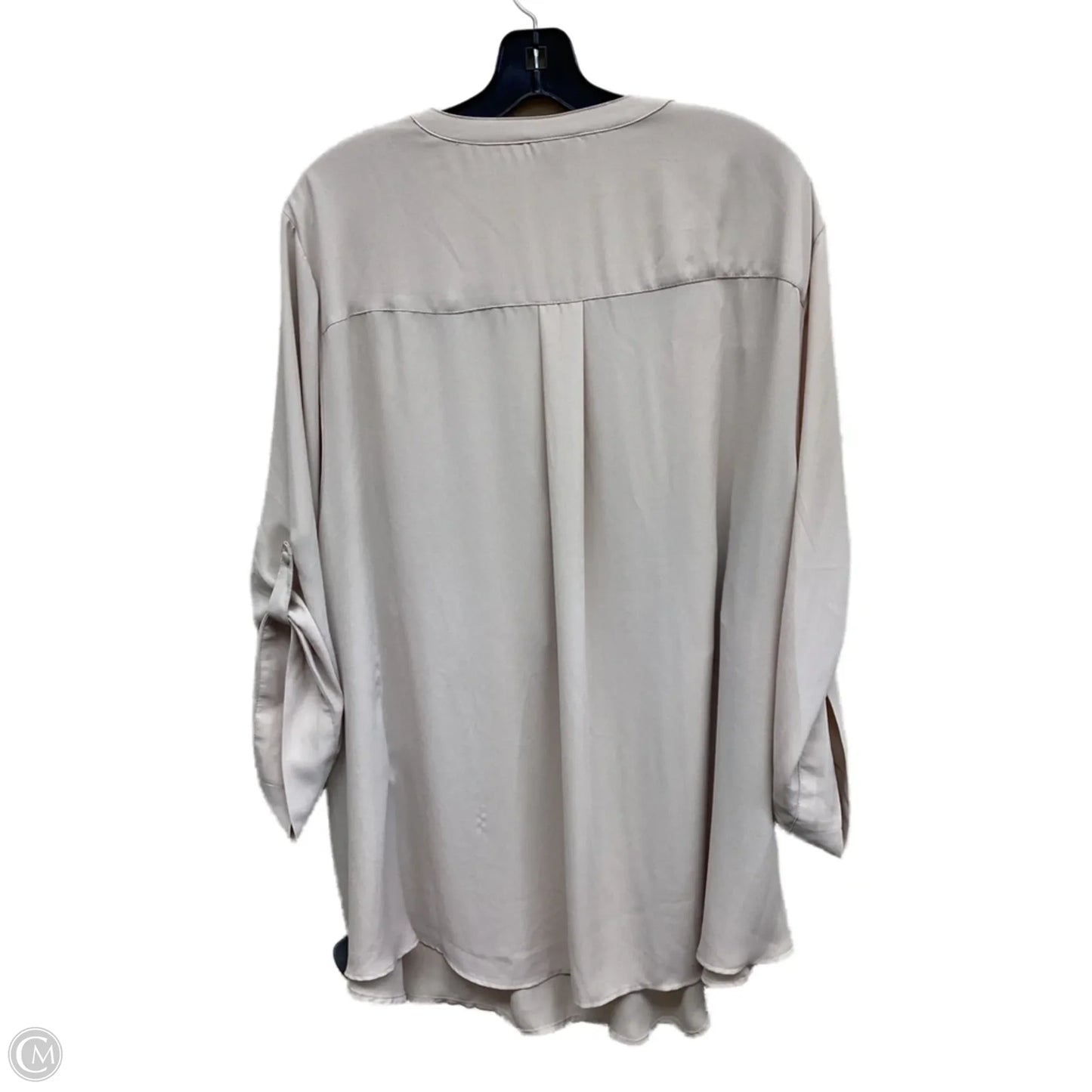 Top Long Sleeve By Torrid In Tan, Size: 4x