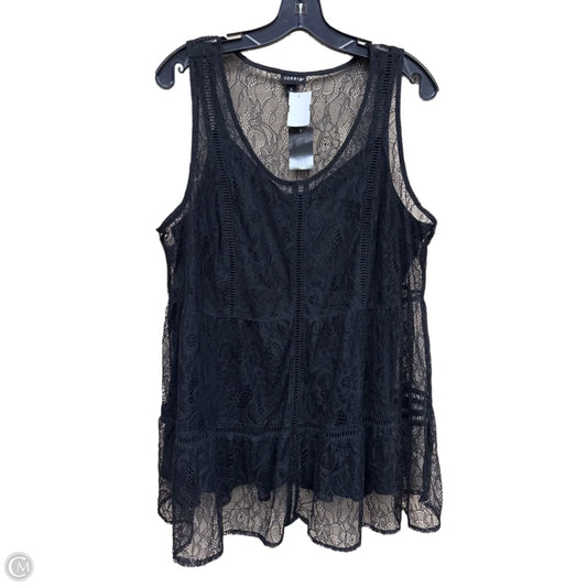 Top Sleeveless By Torrid In Black, Size: L