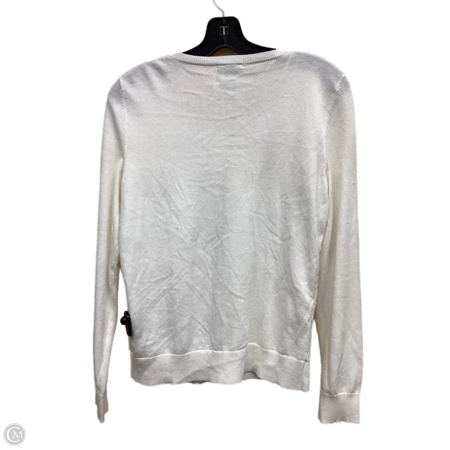 Cardigan By H&m In White, Size: M