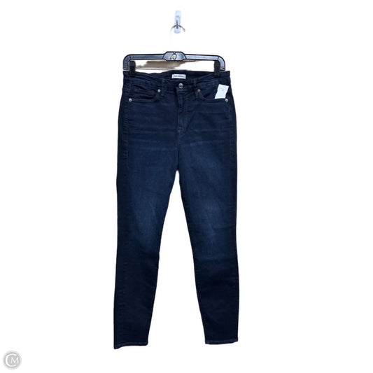 Jeans Skinny By Good American In Blue Denim, Size: 10