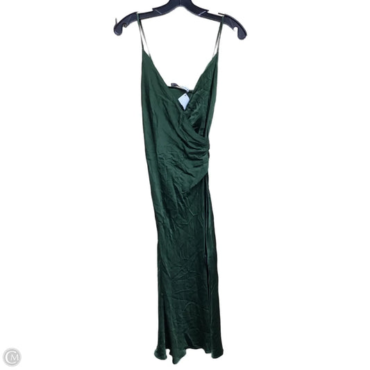 Dress Casual Midi By Zara In Green, Size: S