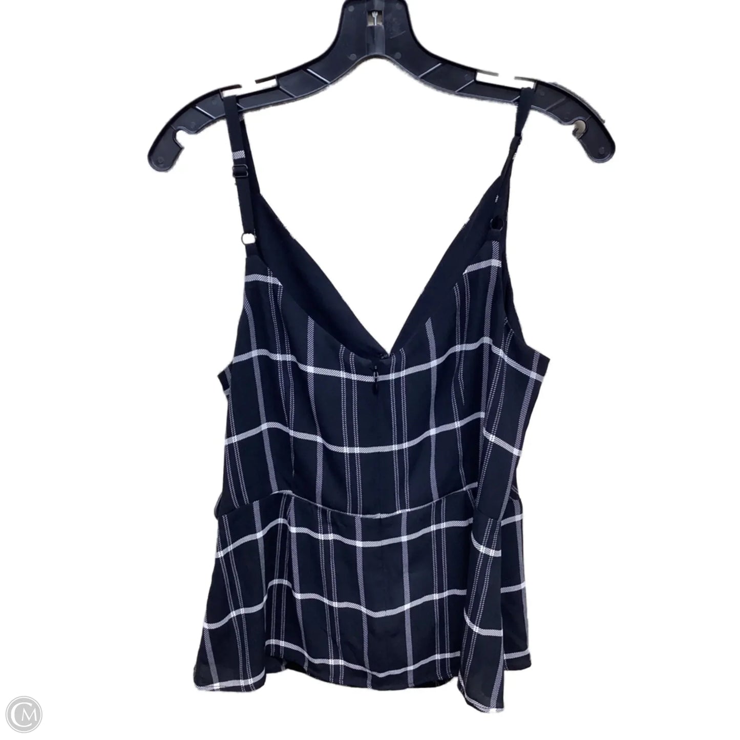 Top Sleeveless By Cabi In Black & Cream, Size: 6