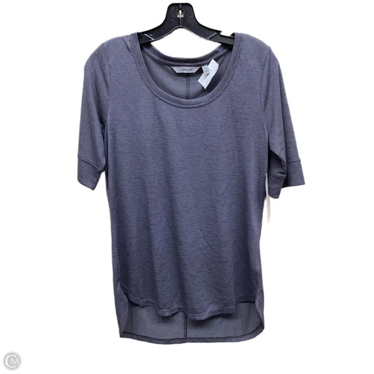 Top Short Sleeve By Athleta In Grey, Size: M