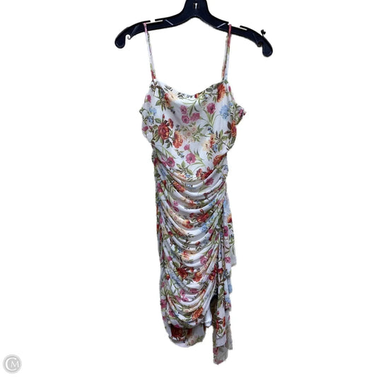 Dress Casual Midi By Clothes Mentor In Floral Print, Size: M