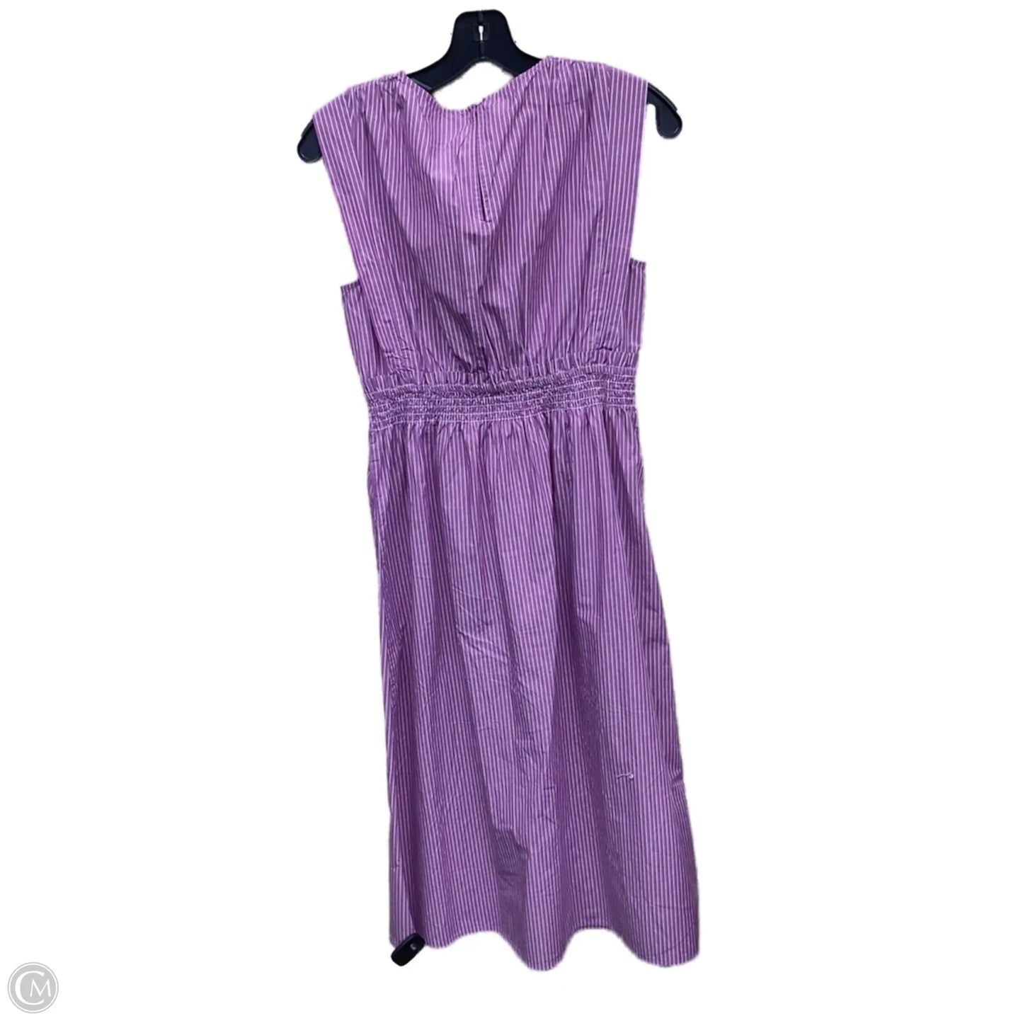 Dress Casual Midi By Loft In Purple, Size: S