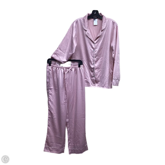 Pajamas 2pc By Saks Fifth Avenue In Pink, Size: M
