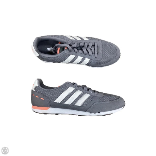 Shoes Athletic By Adidas In Grey, Size: 6