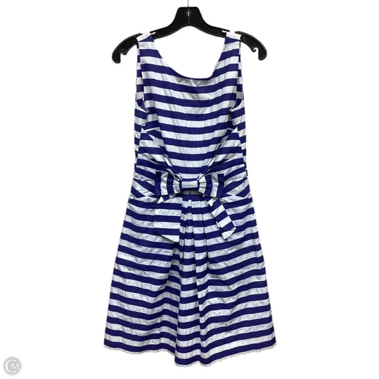 Dress Designer By Kate Spade In Blue & White, Size: 0