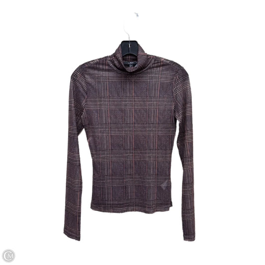 Top Long Sleeve By Lulus In Plaid Pattern, Size: S