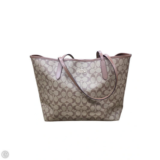 Tote Designer By Coach, Size: Large