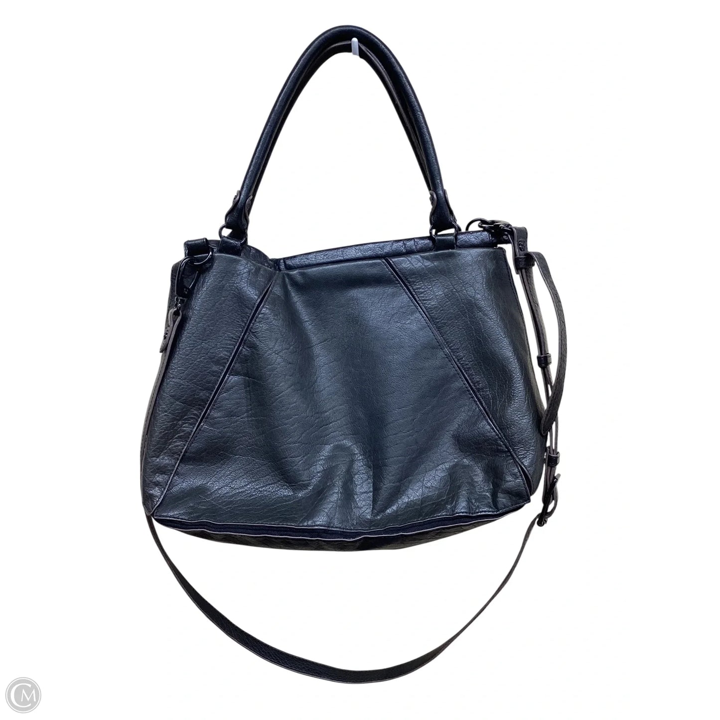 Handbag Leather By Elliot Lucca, Size: Medium