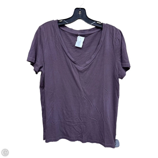 Top Short Sleeve By Gap In Purple, Size: M