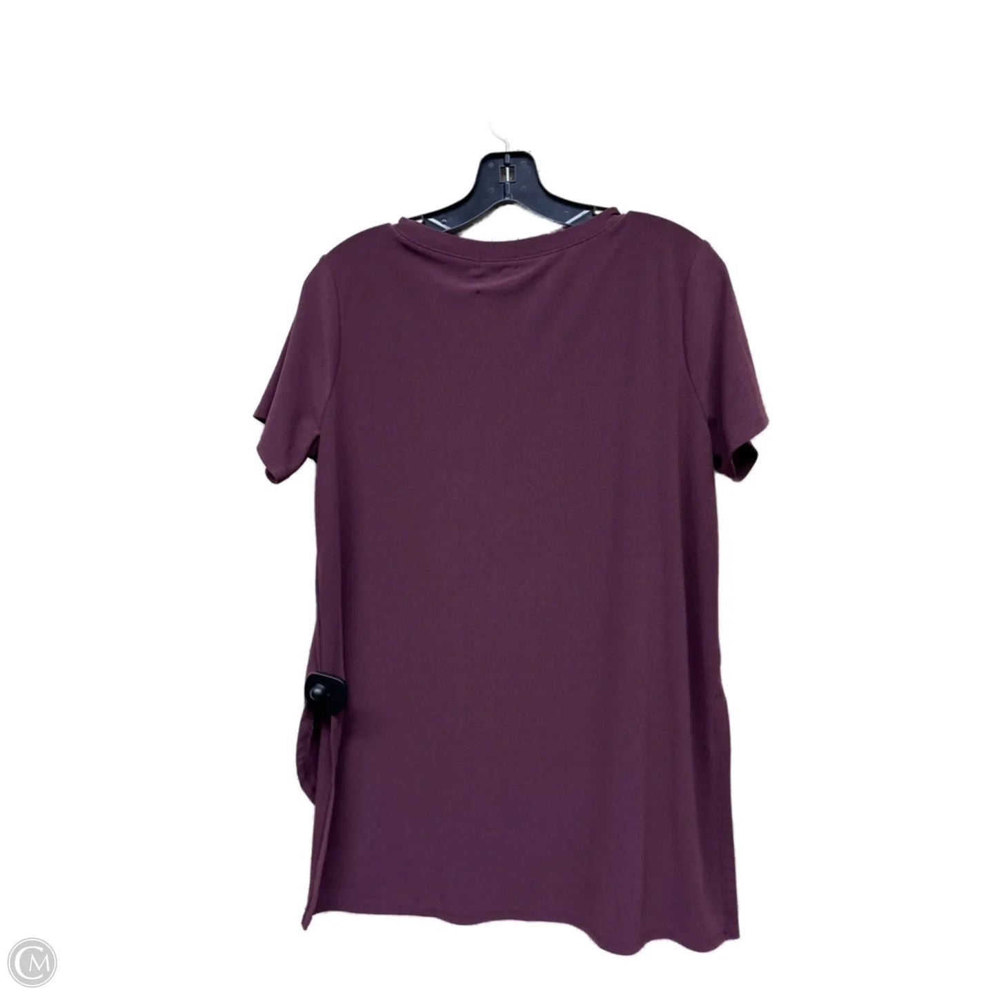 Top Short Sleeve By Halogen In Purple, Size: M