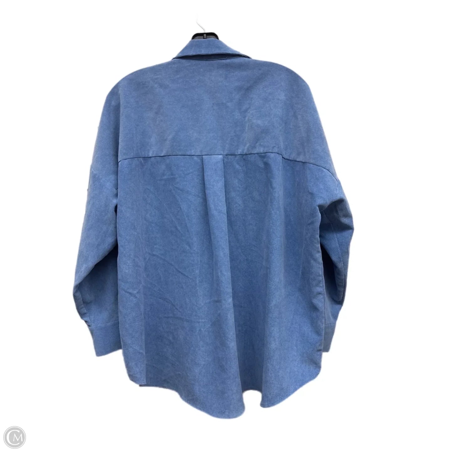 Top Long Sleeve By Zara In Black, Size: M