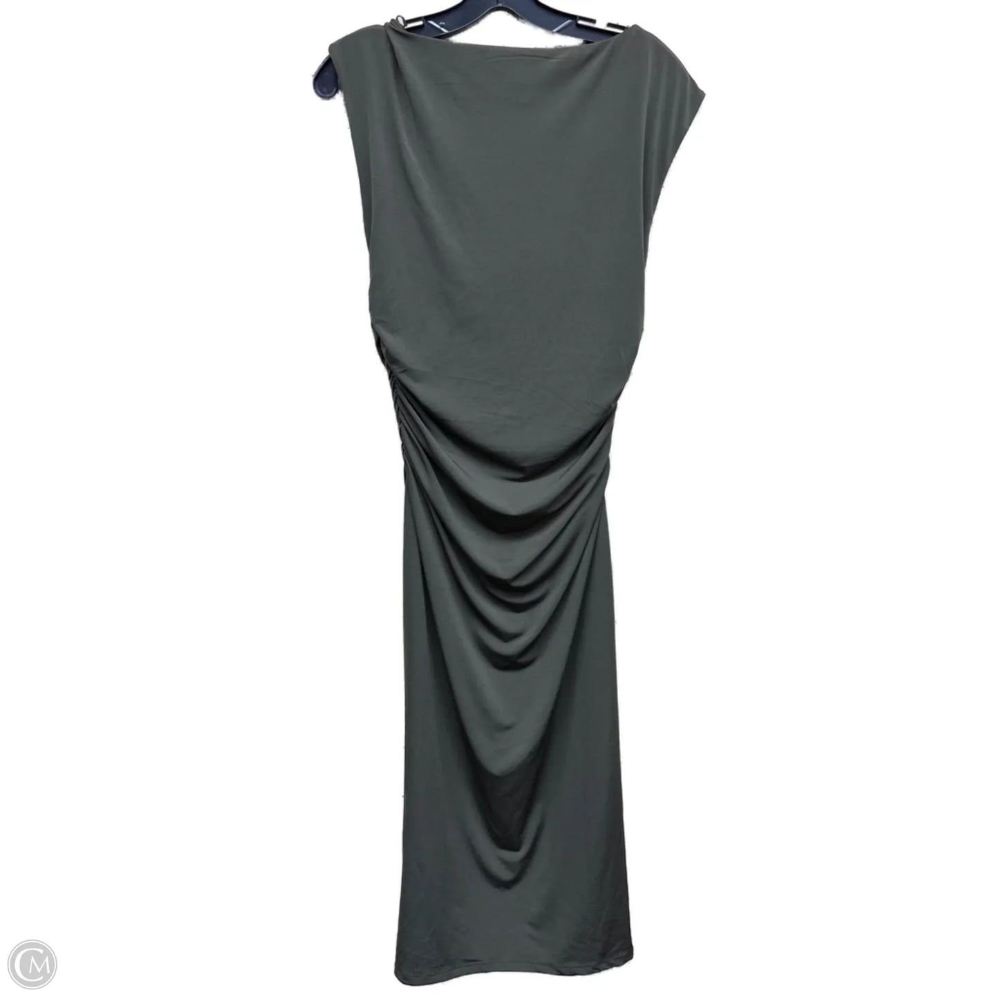 Dress Casual Maxi By H&m In Green, Size: M