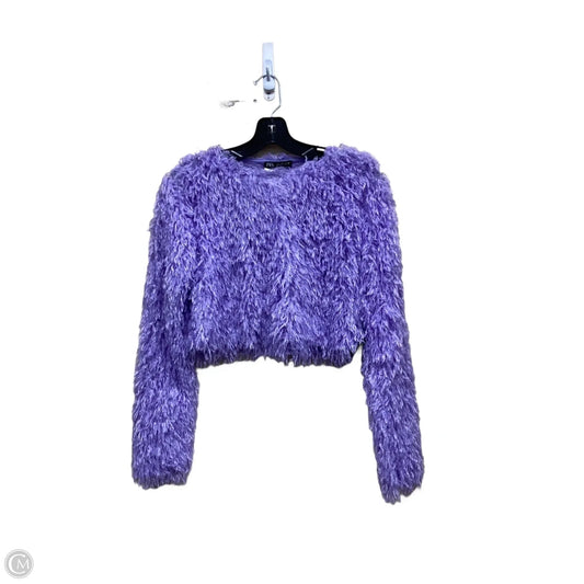 Sweater By Zara In Purple, Size: M