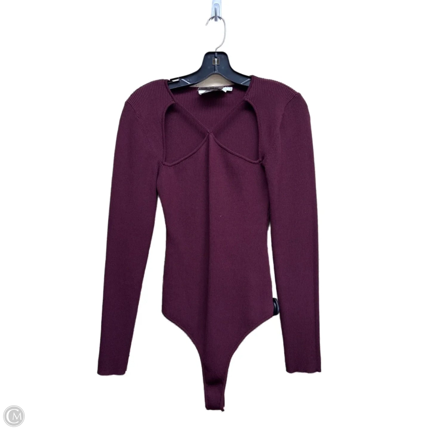 Bodysuit By Astr In Maroon, Size: L