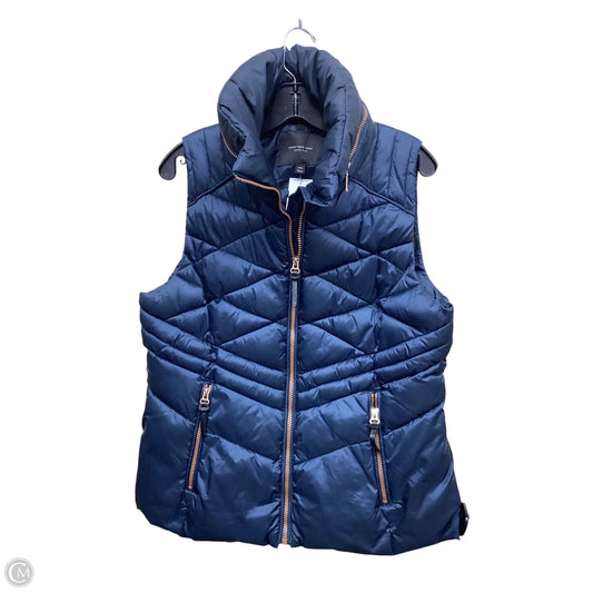 Vest Puffer & Quilted By Marc New York In Navy, Size: L
