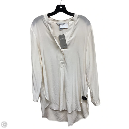 Top Long Sleeve By H&m In Cream, Size: 10