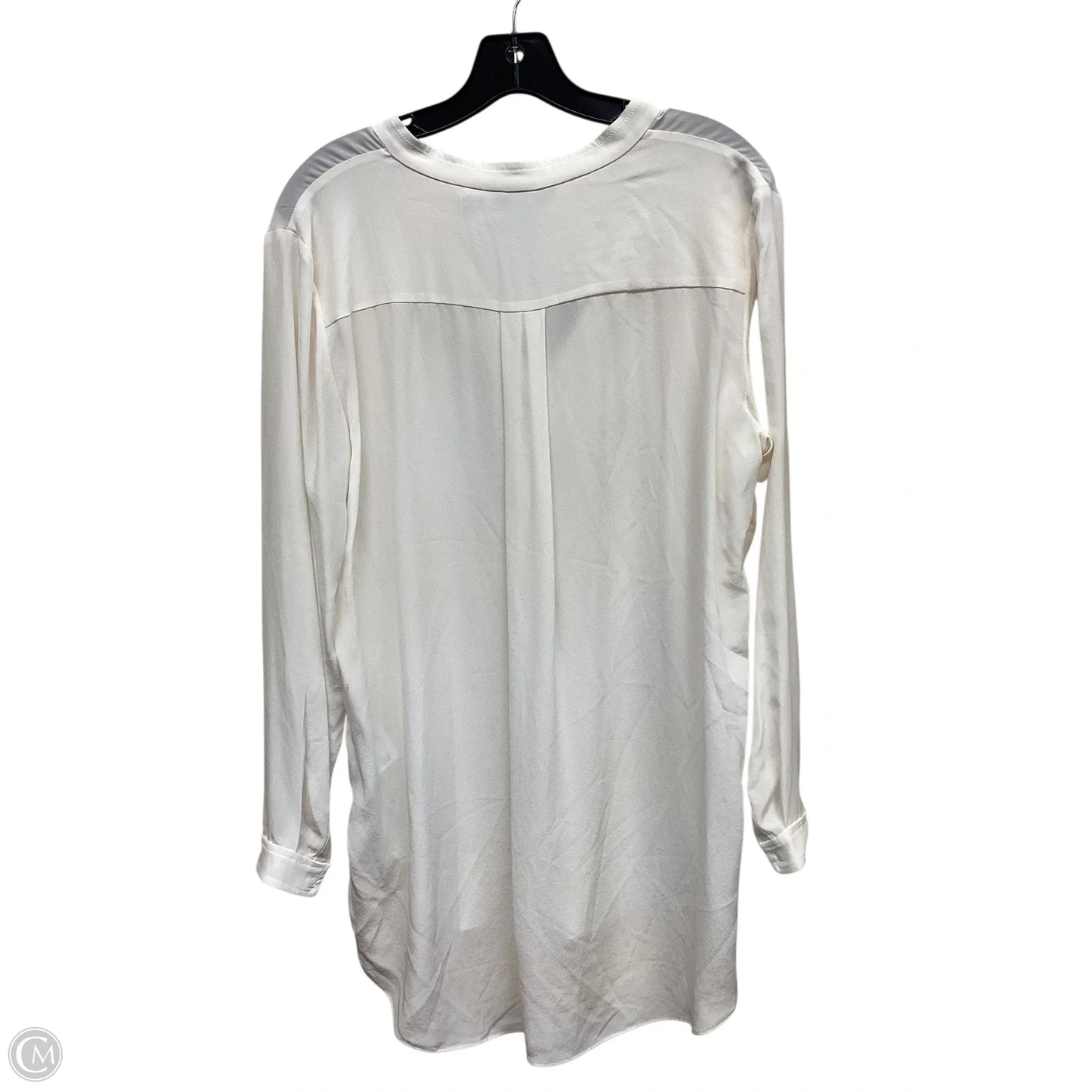 Top Long Sleeve By H&m In Cream, Size: 10