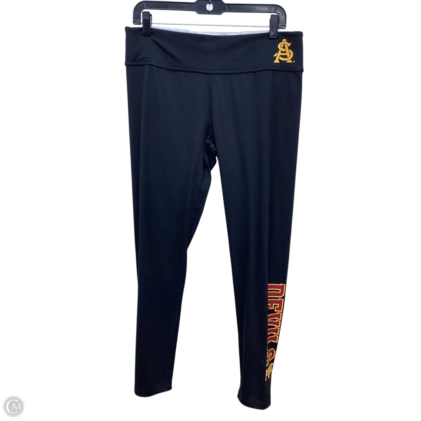 Athletic Pants By Pink In Black & Gold, Size: Xl