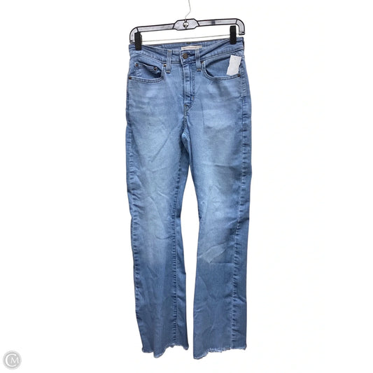 Jeans Boot Cut By Levis In Blue Denim, Size: 4