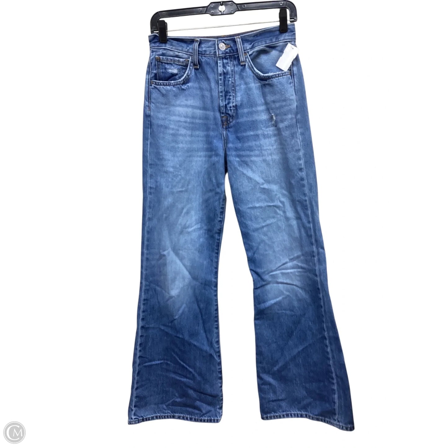 Jeans Boot Cut By 7 For All Mankind In Blue Denim, Size: 2