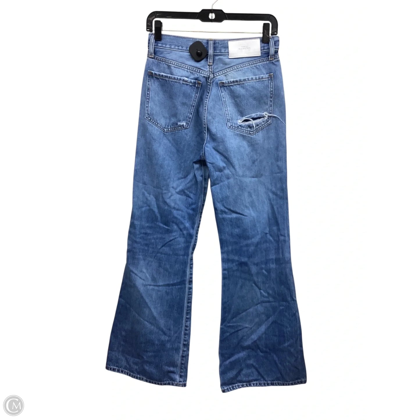 Jeans Boot Cut By 7 For All Mankind In Blue Denim, Size: 2