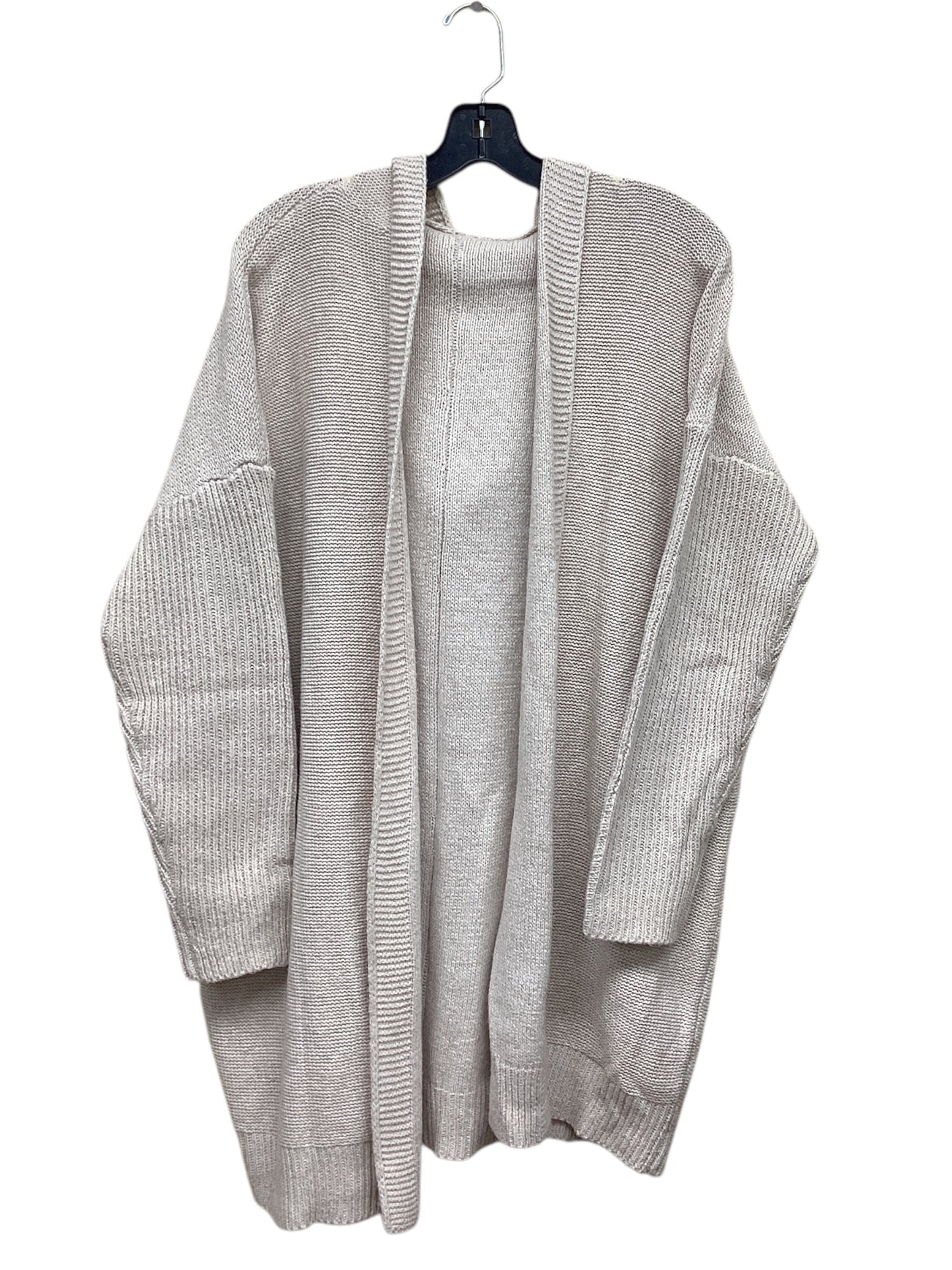 Sweater Cardigan By Clothes Mentor In Tan