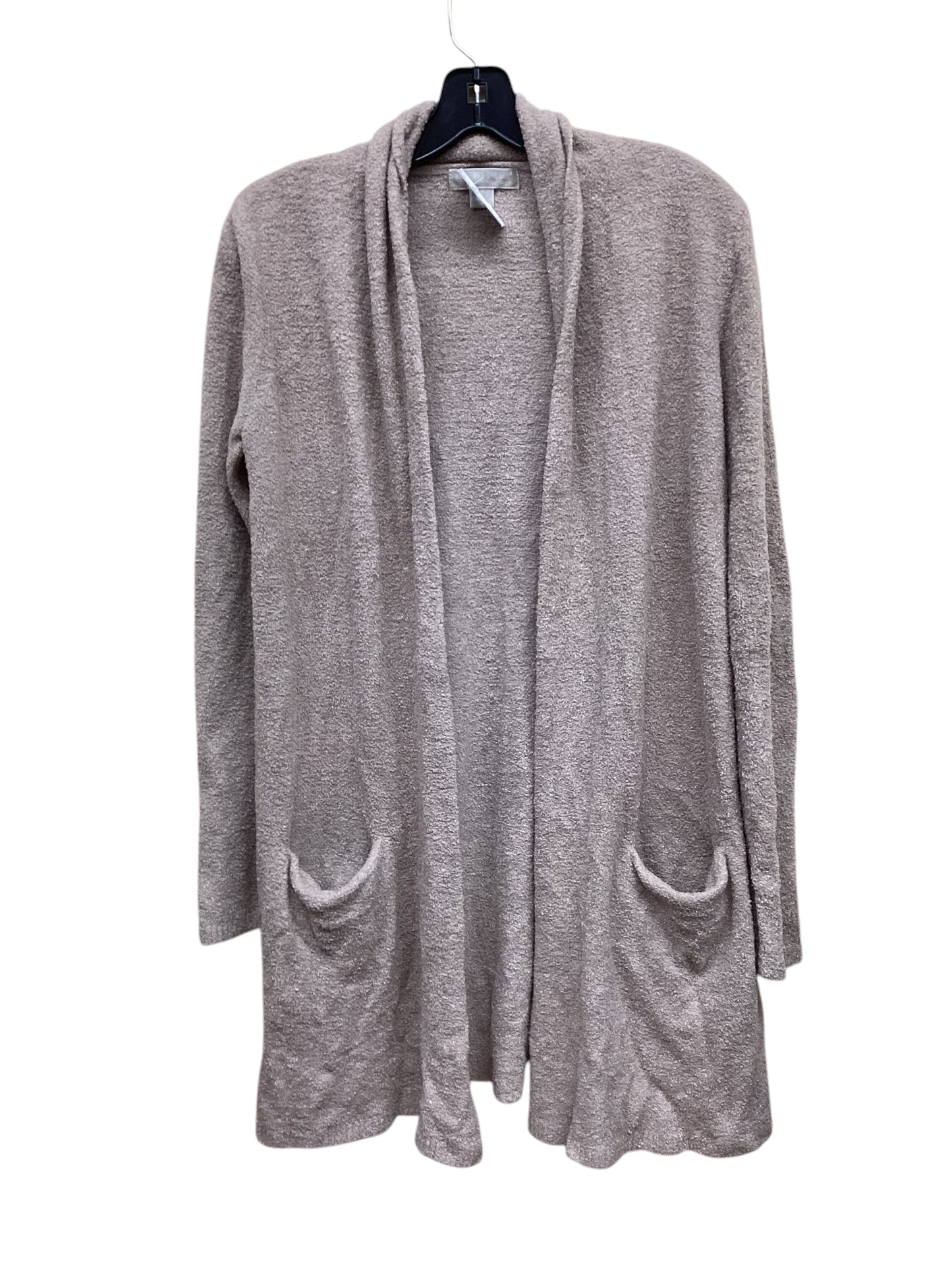 Sweater Cardigan By Barefoot Dreams In Tan, Size: M