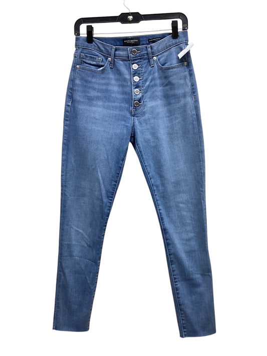 Jeans Skinny By Banana Republic In Blue Denim, Size: 4