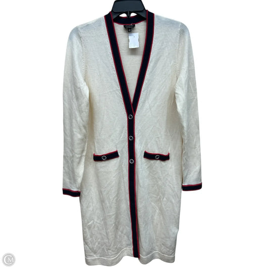 Sweater Cardigan By Talbots In White, Size: S