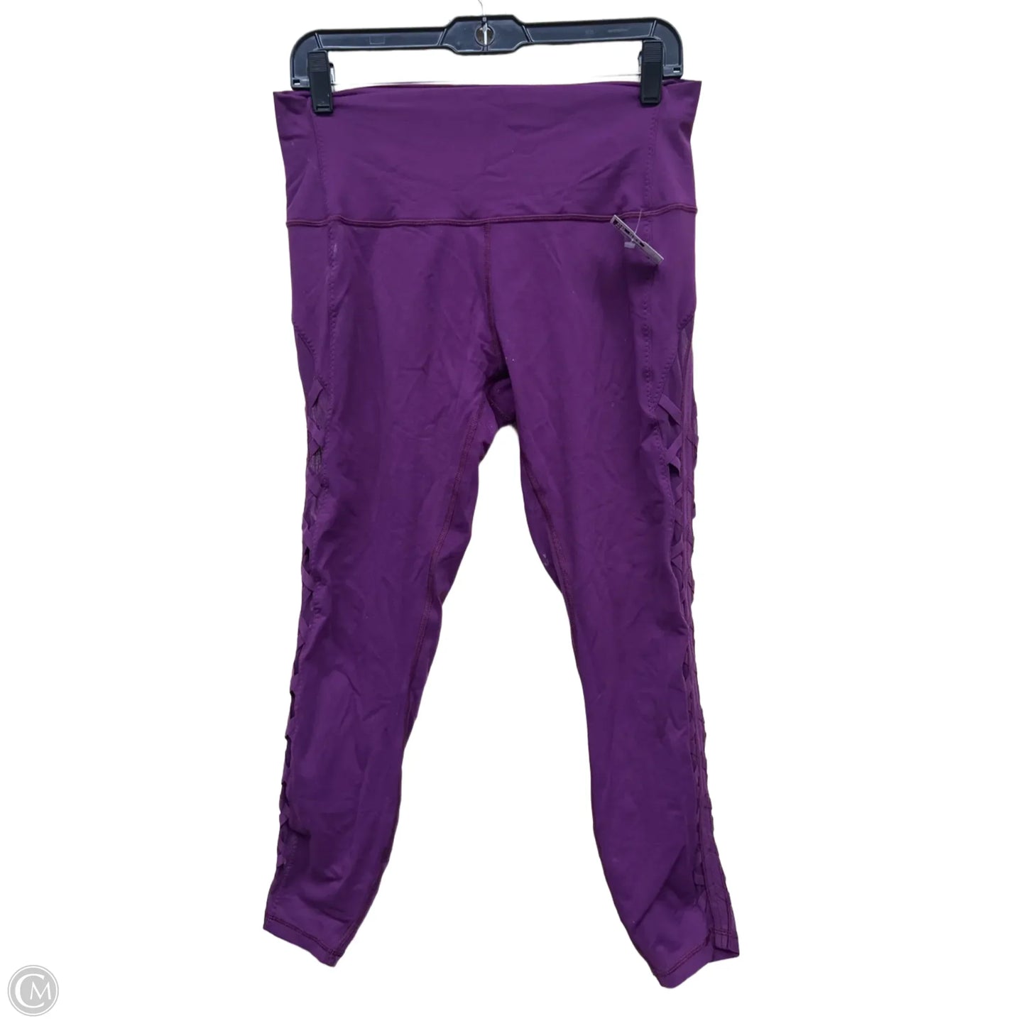 Athletic Capris By Lululemon In Purple, Size: 10